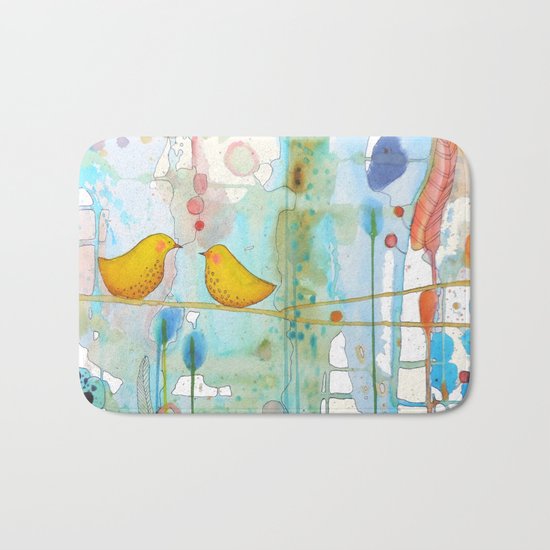 dans chaque coeur Bath Mat