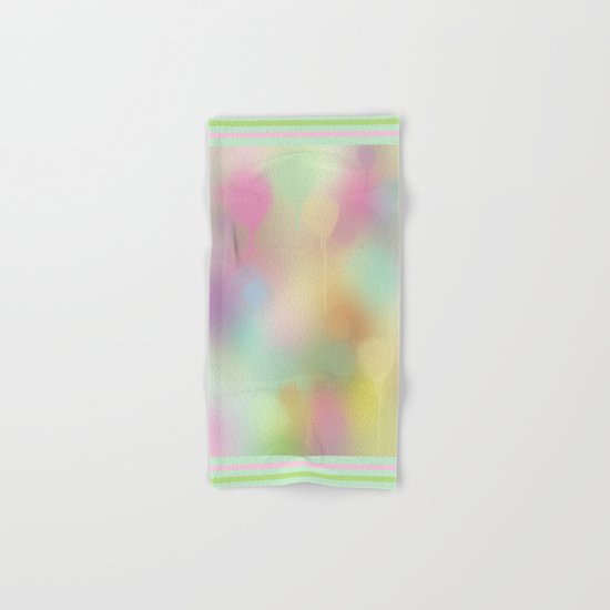 Soft pastel watercolour abstract Hand & Bath Towel