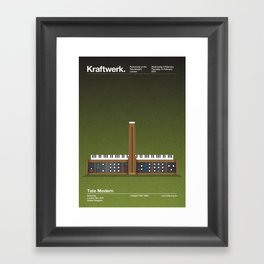 Kraftwerk at the Tate Modern Framed Art Print