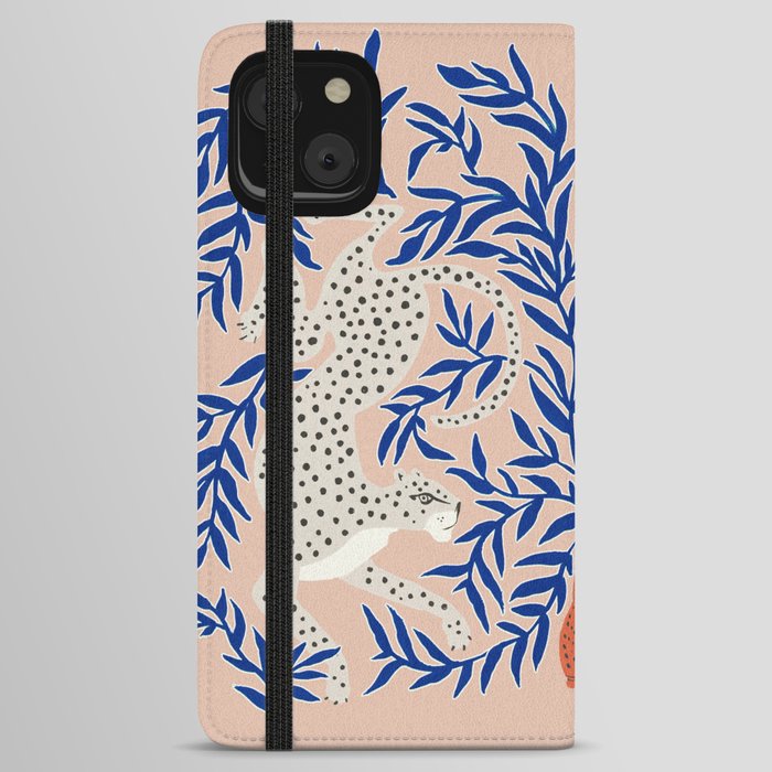 Leopard Vase iPhone Wallet Case