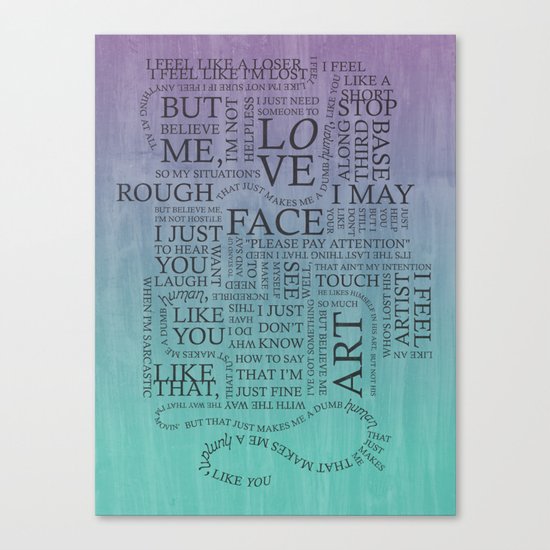 Human Canvas Print