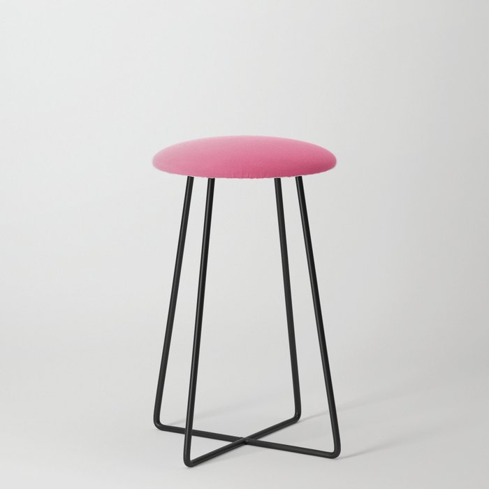 Hot Pink Ombre Counter Stool