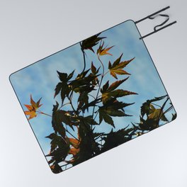 Acer Leaves in Expressive  Picnic Blanket