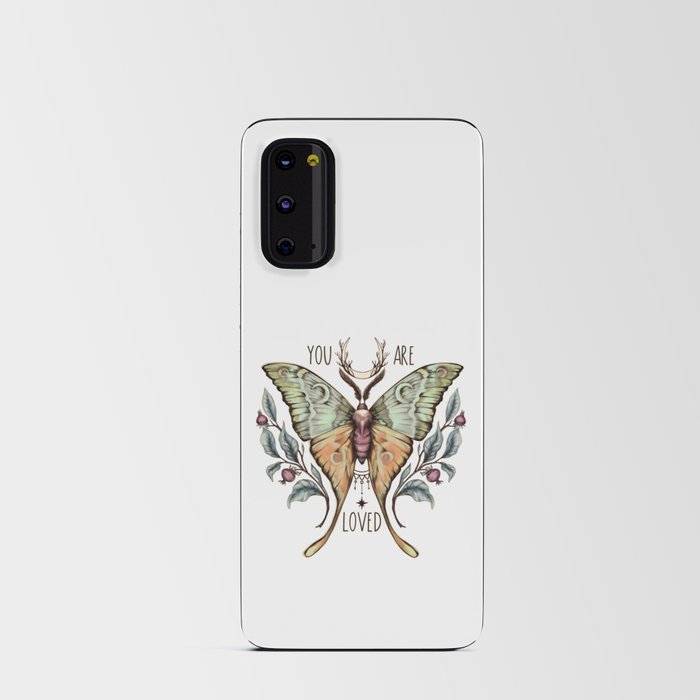 Moon moth magic  Android Card Case