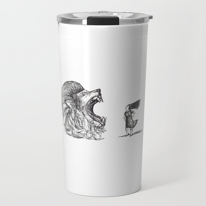 Be Louder Than Your Lions Travel Mug