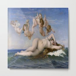 Alexandre Cabanel's The Birth of Venus Metal Print | Vintage, Classic, Famous, Artist, Artwork, Masterpiece, Painting, Beautiful, Museum 