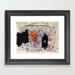 Basquiat Original Piece Framed Art Print