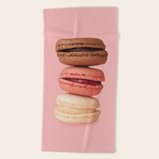 Macarons Beach Towel