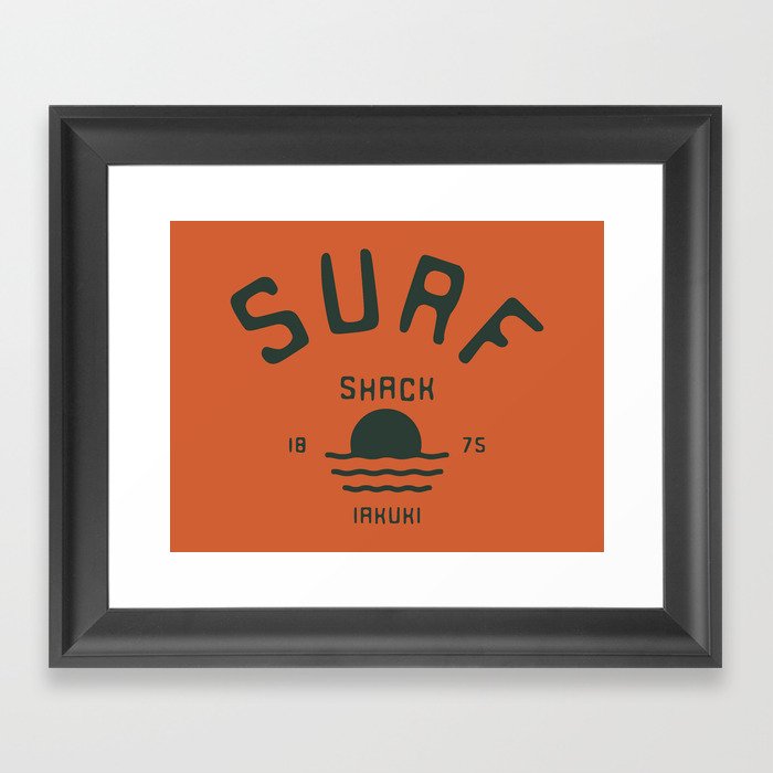 Surf Shack Framed Art Print