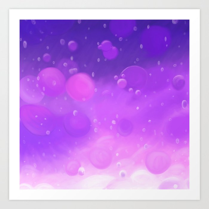 Lava Lamp Purple Art Print By Minzprinzessin Society6 Lava Lamp Purple Art Print