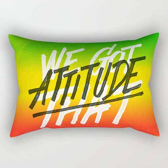 Attitude Rectangular Pillow