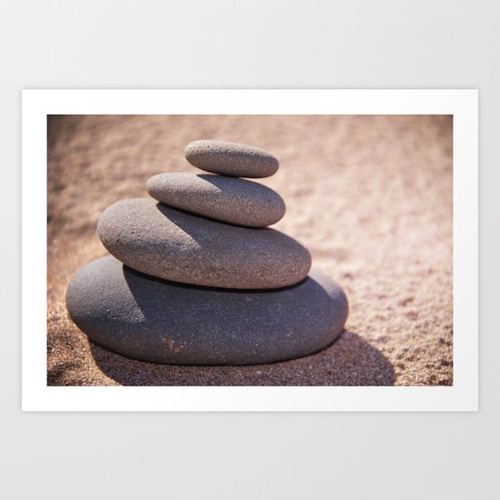 Balancing the world Art Print