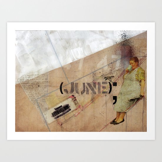 June. Art Print