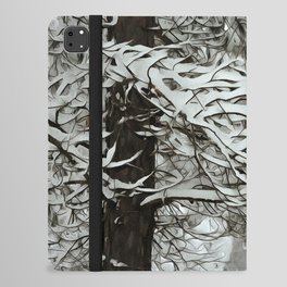 Snow On Branches White Winter Landscape iPad Folio Case
