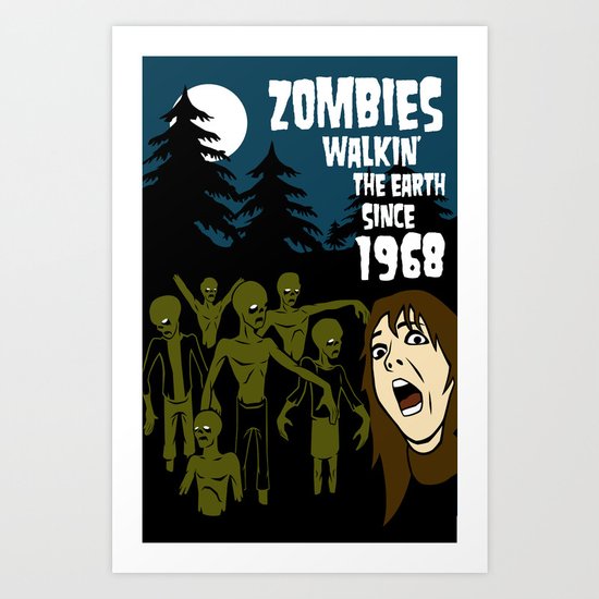 Walking Dead Art Print