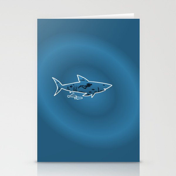 COOL Shark  Stationery Cards
