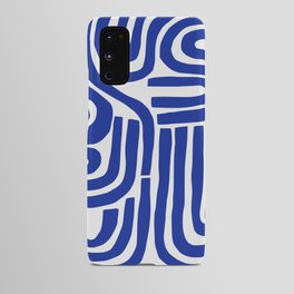 S and U Android Case | Blue, Blueart, Scandinavian, Minimalblue, Acrylic, Graphicdesign, Pattern, Bohemian, Abstractblue, Bluepattern 