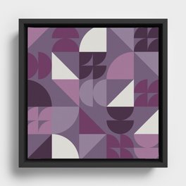 Geometrical modern classic shapes composition 25 Framed Canvas