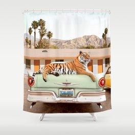 Tiger Motel Shower Curtain