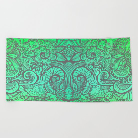Summertime & the Livin's Easy Beach Towel