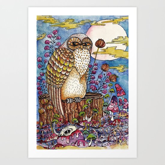 Staring at you Art Print
