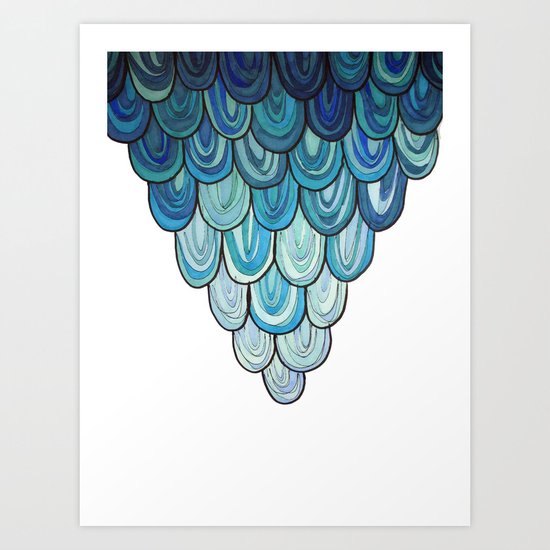 I am beating all my wings Art Print