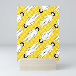 Frozen Charlottes - Yellow Mini Art Print