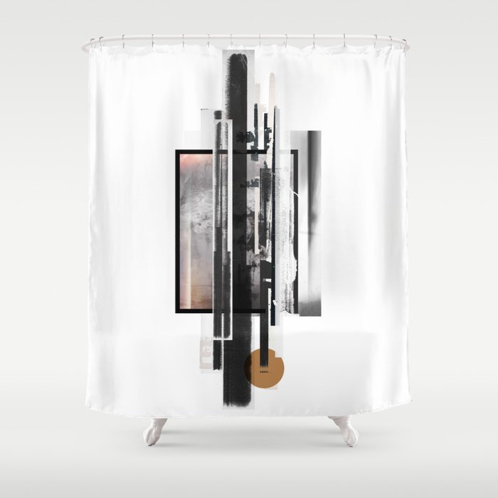 "Ramikin Three" Graphic Art Print Shower Curtain