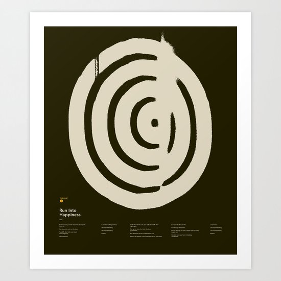 MNEMONIC 3: RUN INTO HAPPINESS — Matthew Korbel-Bowers Art Print