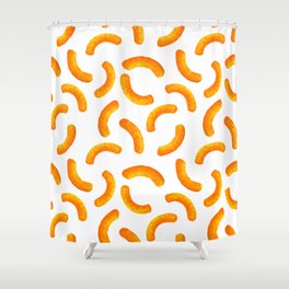 Cheese Puffs Pattern Shower Curtain