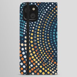 Dotted Contemporary Colors Minimal Pattern iPhone Wallet Case