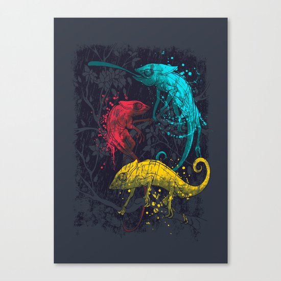 Coloration Canvas Print