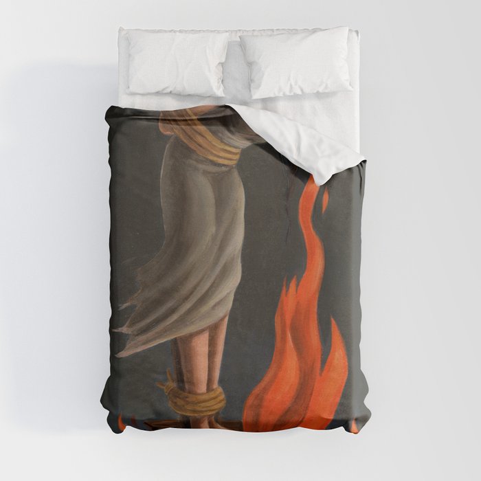 Keep Cool Oil Painting Duvet Cover