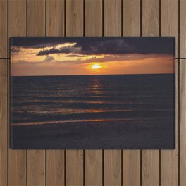Sunset On Clearwater Beach, FL Outdoor Rug