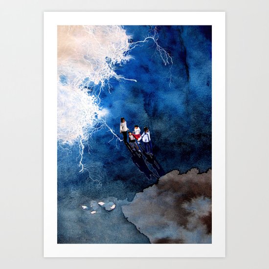 Somewhere Art Print