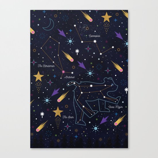 Stargazing Canvas Print