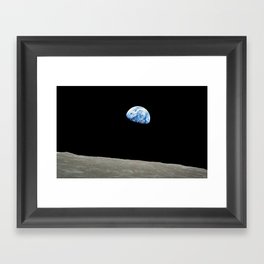 Earthrise High Resolution Framed Art Print
