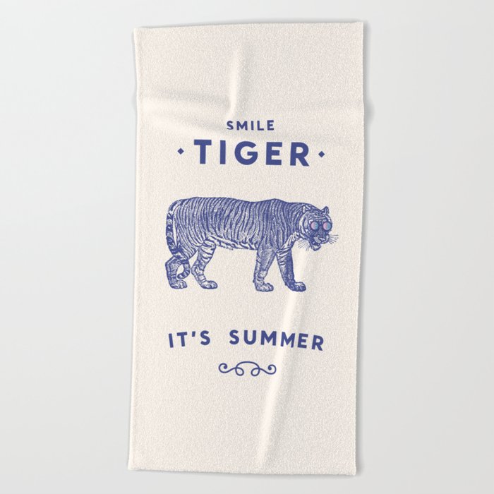 Smile Tiger, it's Summer Beach Towel