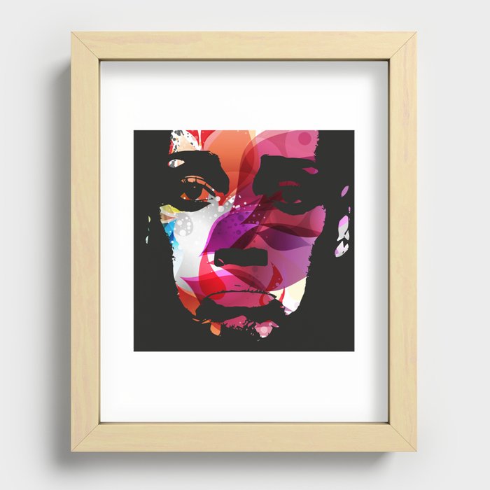 Sad Woman Recessed Framed Print