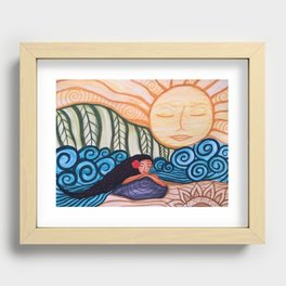 Life Is All Around Recessed Framed Print