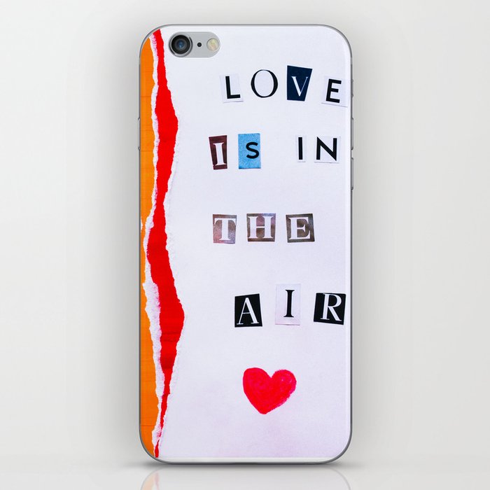 Valentines Day - love is in the air iPhone Skin