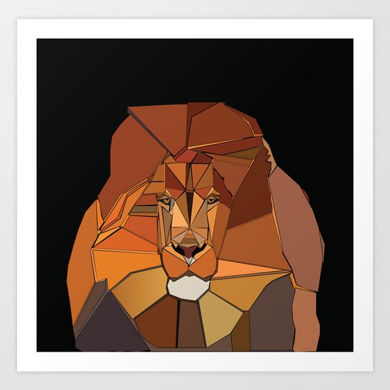 Dark Crystal Lion Art Print