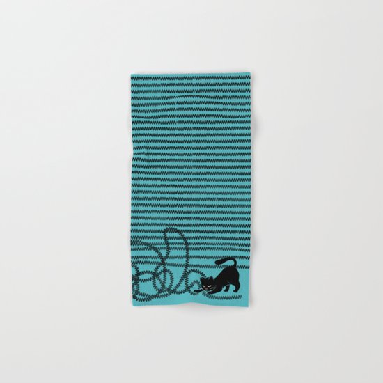 Unravel (in Blue) Hand & Bath Towel
