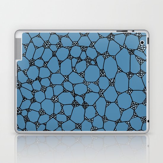 Yzor pattern 006 kitai blue Laptop & iPad Skin