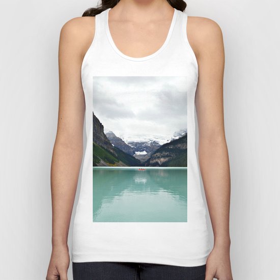 Lake Louise #mountains Unisex Tank Top
