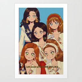 Girl Scouts Red Velvet Art Print