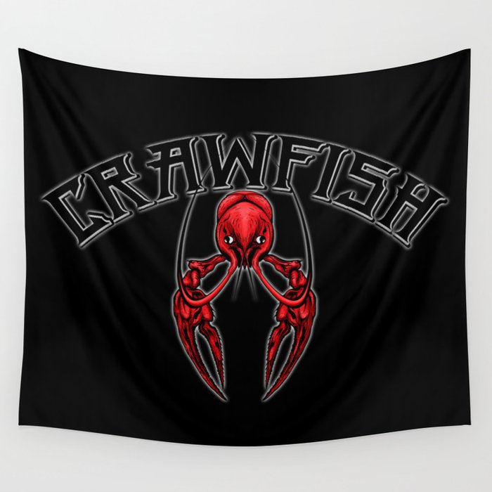 Crawfish Wall Tapestry