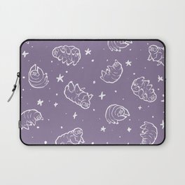 Tardigrades in Space Lavender Laptop Sleeve