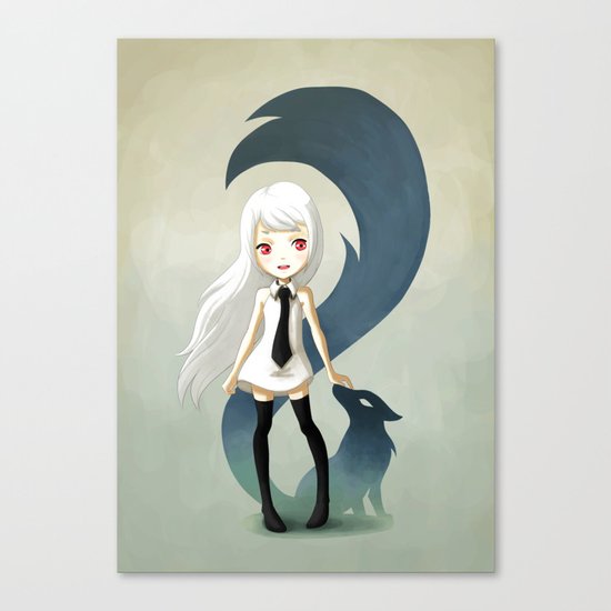 Fox Daemon Canvas Print