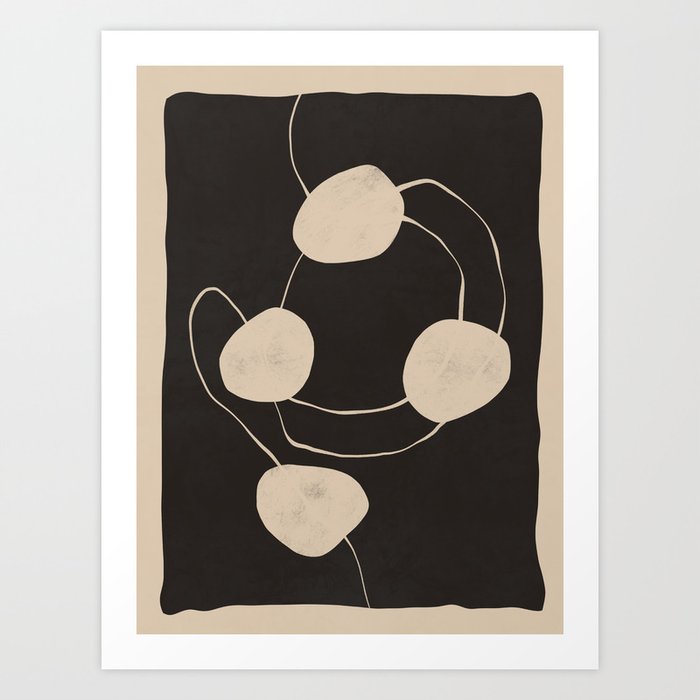 Abstract minimal #4 Art Print